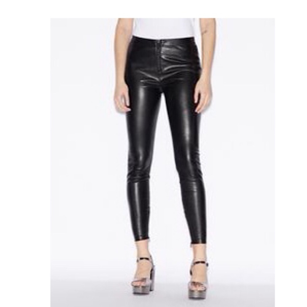 Sale! Armani Exchange Faux Leather Pants/Jegging
